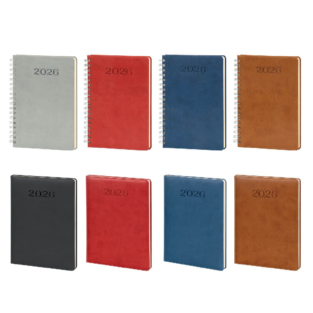 Promosyon Büyük Ajanda AJ-300 | Termo PU Sert Kapak, 20x28 cm, 336 Sayfa