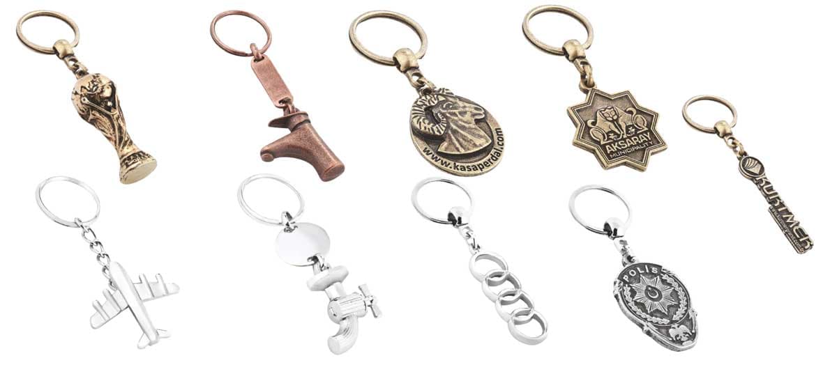 Promosyon Anahtarlık AN-540 | 3D Metal Döküm Eskitme Model, Özel Tasarım