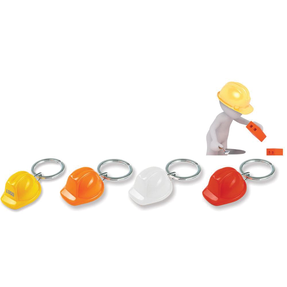Promosyon Baret Plastik Anahtarlık AN-510 | İnşaat Temalı, Logo Baskıya Uygun
