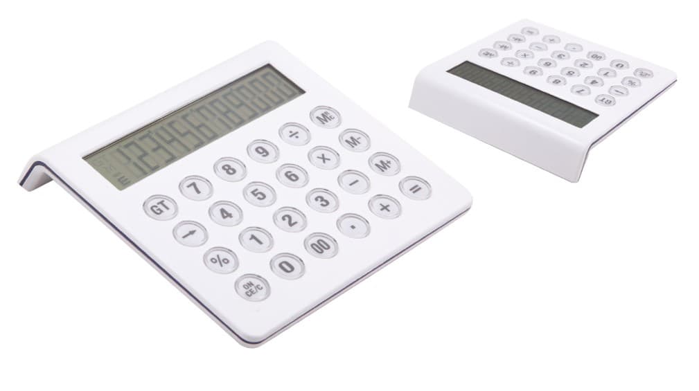 Promosyon Dijital Hesap Makinesi HM-130 | 12 Haneli Eğimli Masaüstü Ofis Tipi Hesap Makinesi