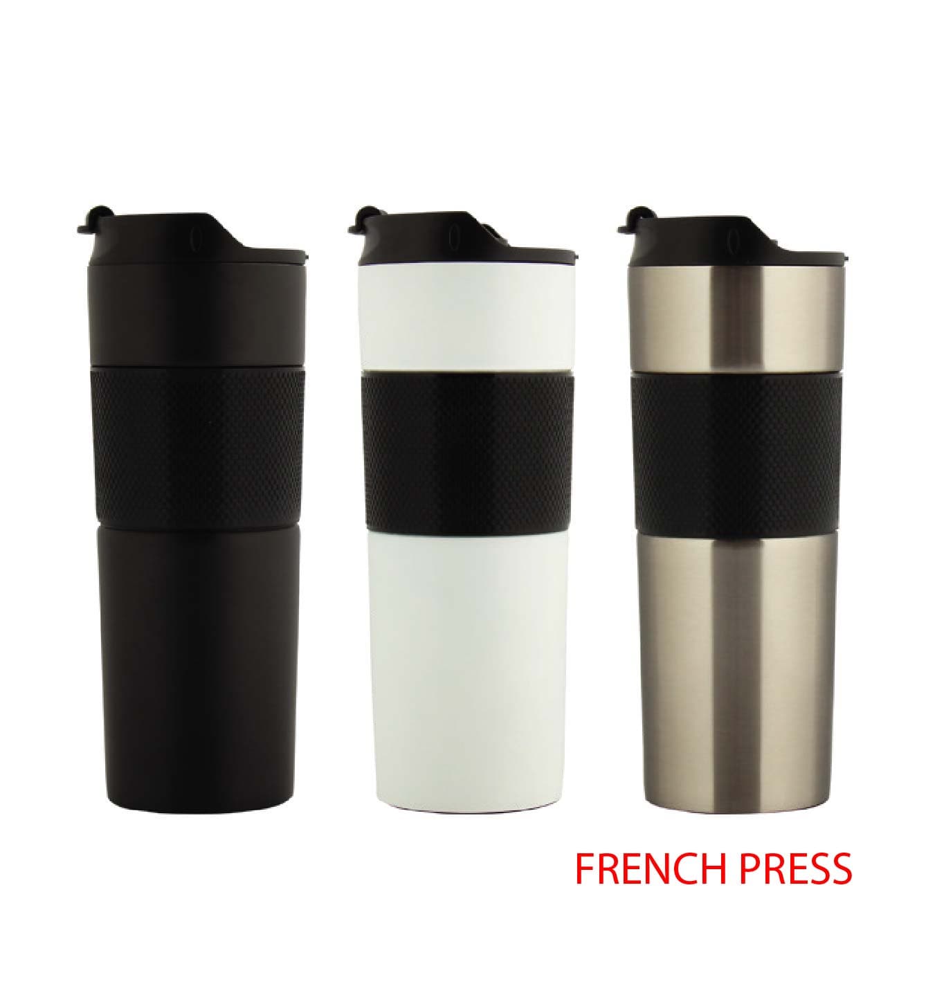 Promosyon French Press Termos 500 ml TK-340 | Kahve Demlemeli Premium Termos