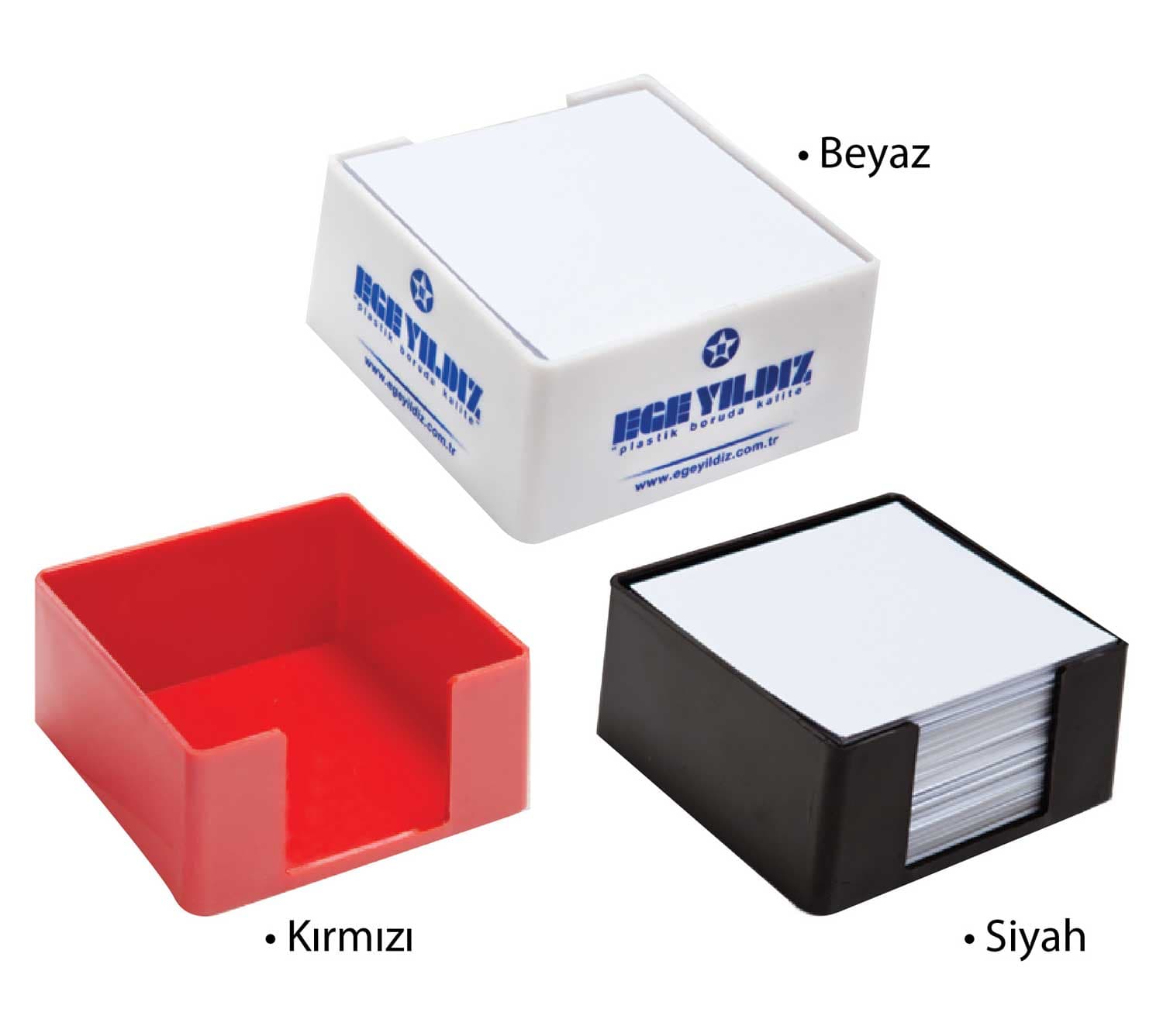Promosyon Küp Kağıtlık PÜ-150 | Özel Üretim Masa Üstü Kağıtlık