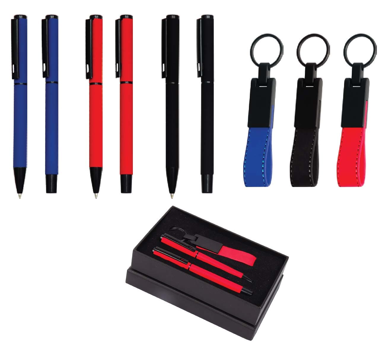 Promosyon Kalem Seti KS-200 | Kalem & Anahtarlık Hediyelik Set