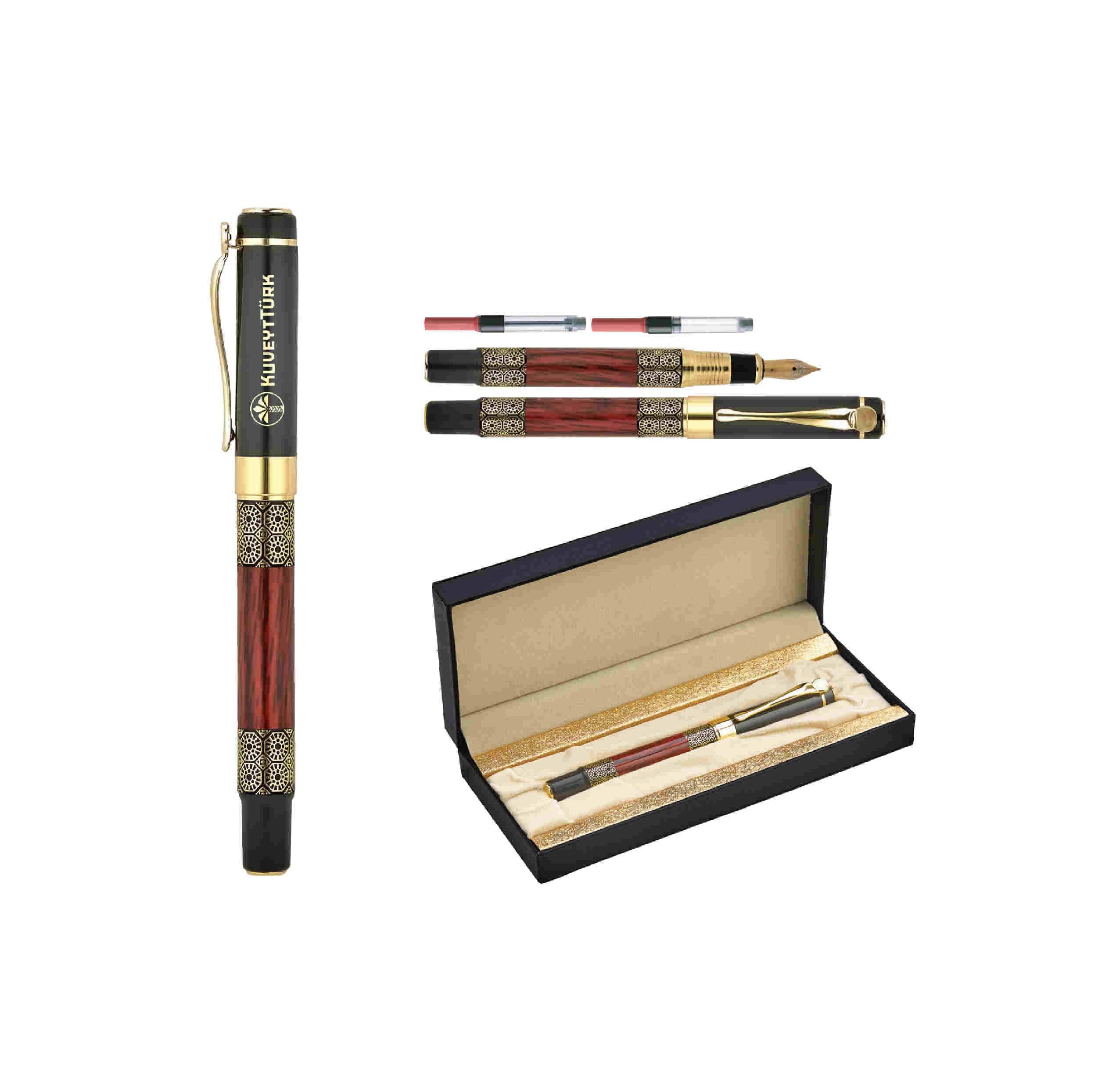 Promosyon Kalem Seti KS-250 | Piston Mekanizmalı Premium Dolma Kalem Seti