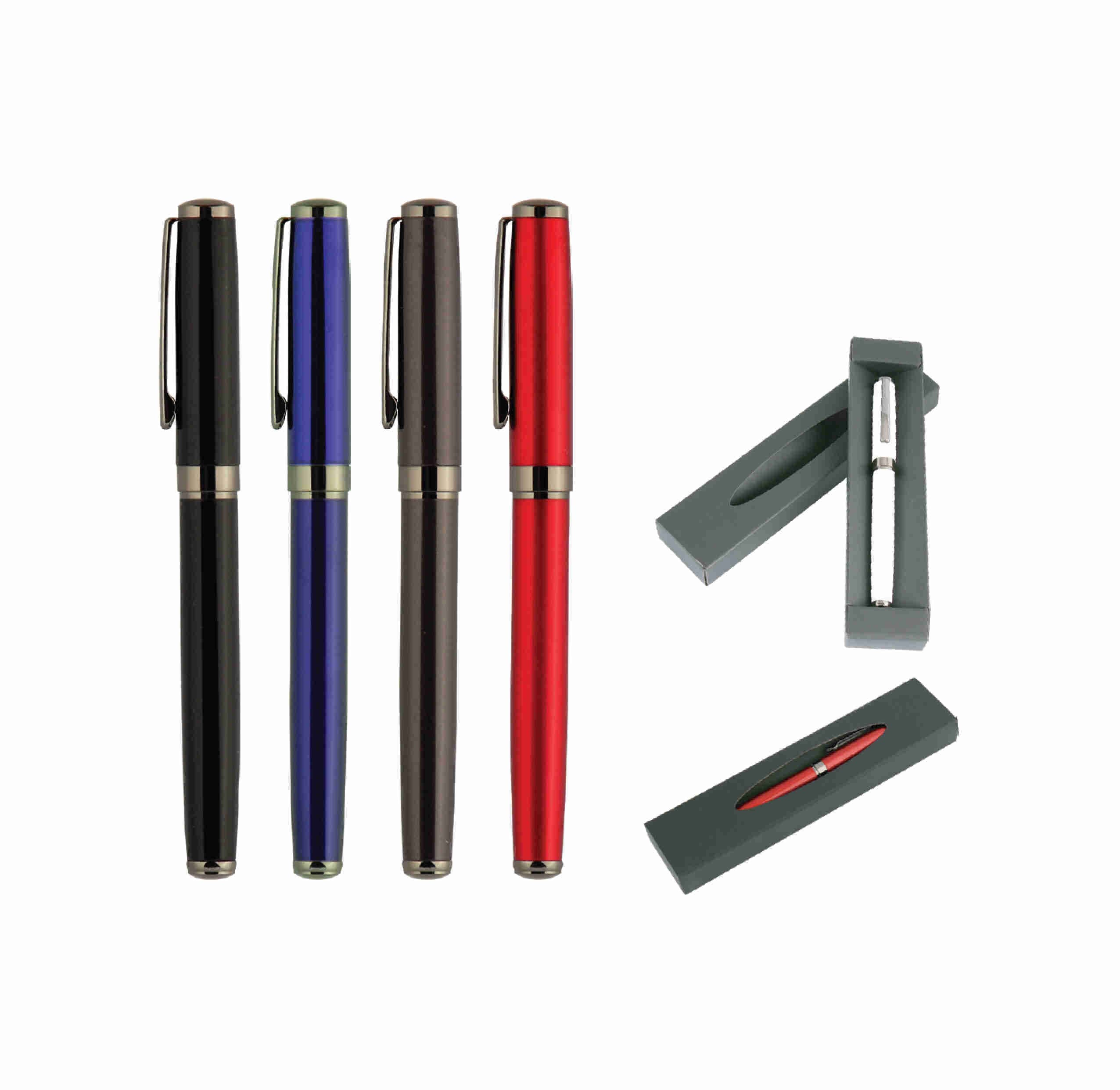 Promosyon Kalem Seti KS-310 | Tekli Kutulu Metal Promosyon Kalem