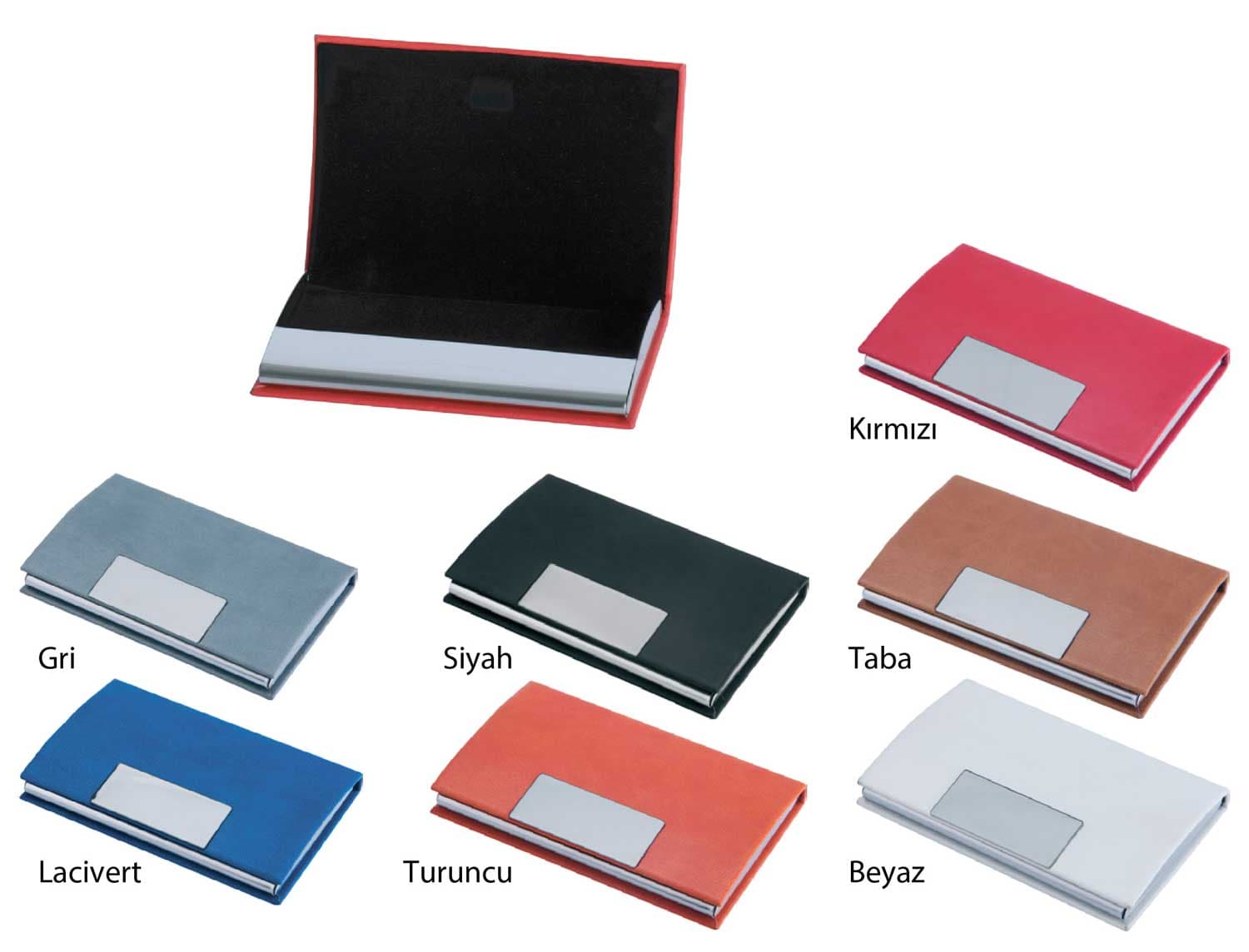 Promosyon Kartvizitlik KV-100 | Logo Baskılı Termo Deri Kartvizitlik