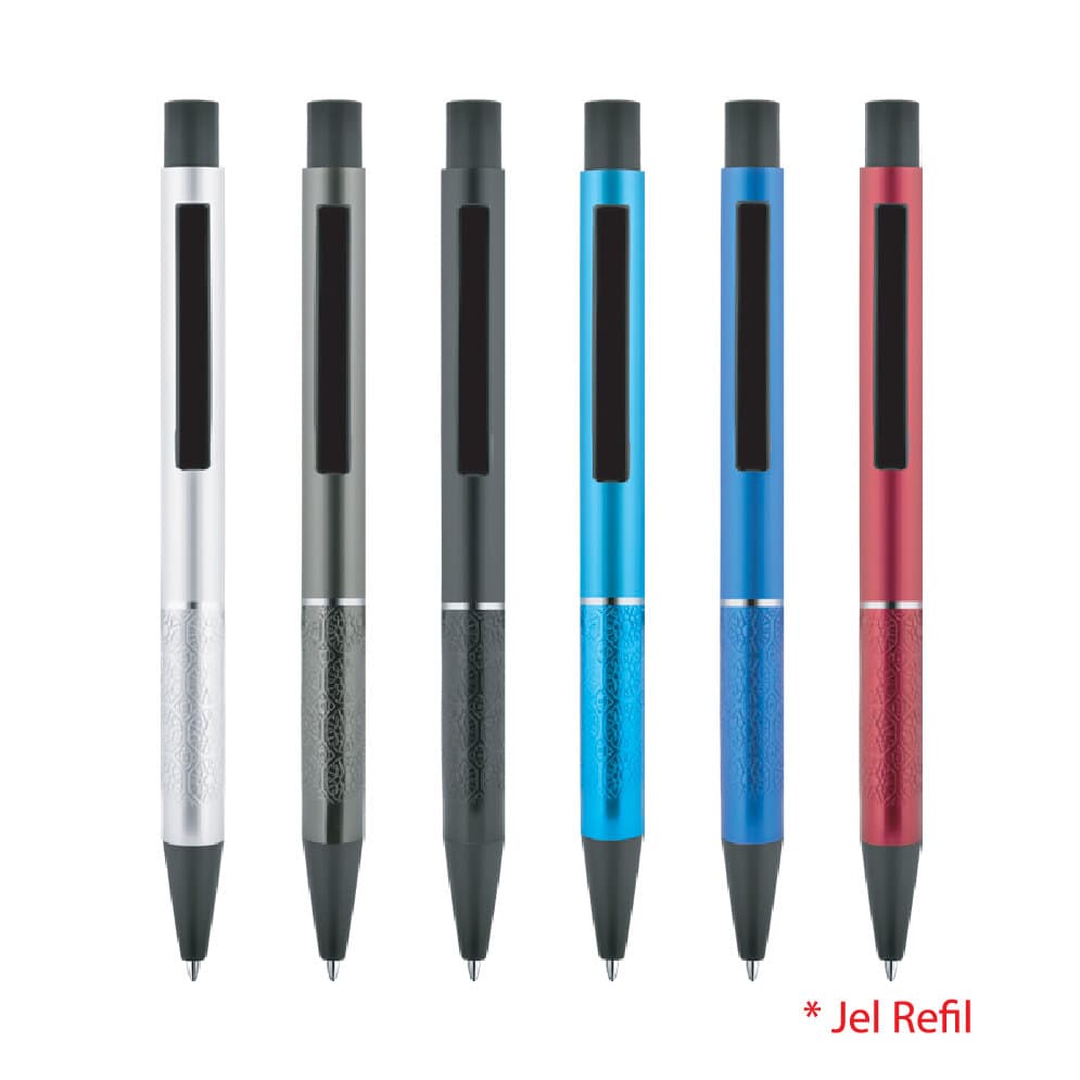 Promosyon Metal Kalem (0.7 Uç Jel Kalem) MK-120 | Logo Baskılı İmza Kalemi