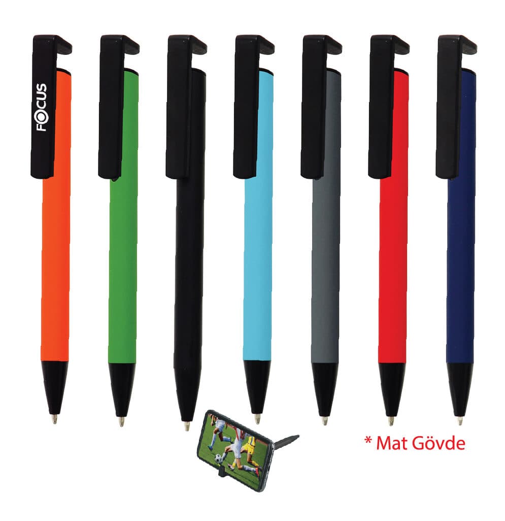 Promosyon Metal Kalem MK-270 | Telefon Stantlı Lazer Baskılı Promosyon Kalem