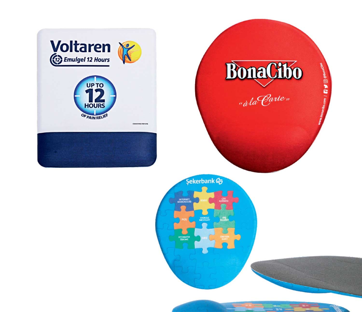 Promosyon Bilek Destekli Mouse Pad MP-650 | Ofset Dijital Baskılı (18x22 cm)