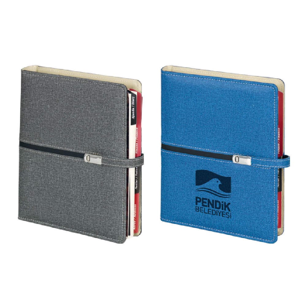 Promosyon Organizer ORG-180 | Termoderi Kapaklı Hesap Makineli Organizer (18x23 cm)
