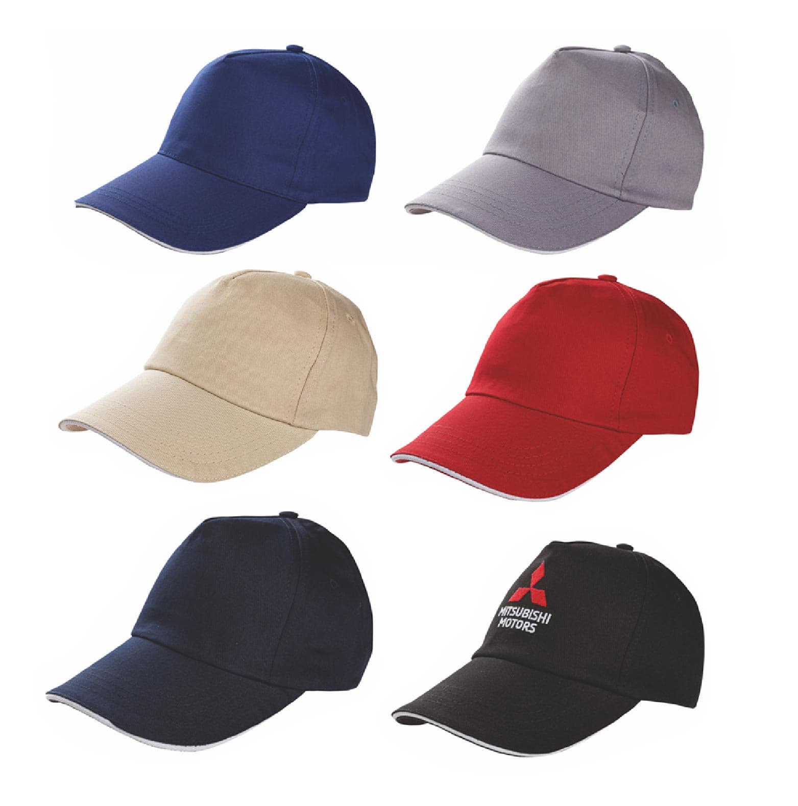 Promosyon Yerli Üretim Pamuklu Sandviç Siper Şapka ŞP-700 | Logo Baskılı Promosyon Şapka