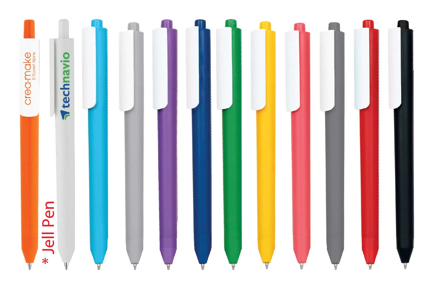 Promosyon Plastik Kalem (Jell Kalem) PLS-340 | Logo Baskılı Promosyon Kalem