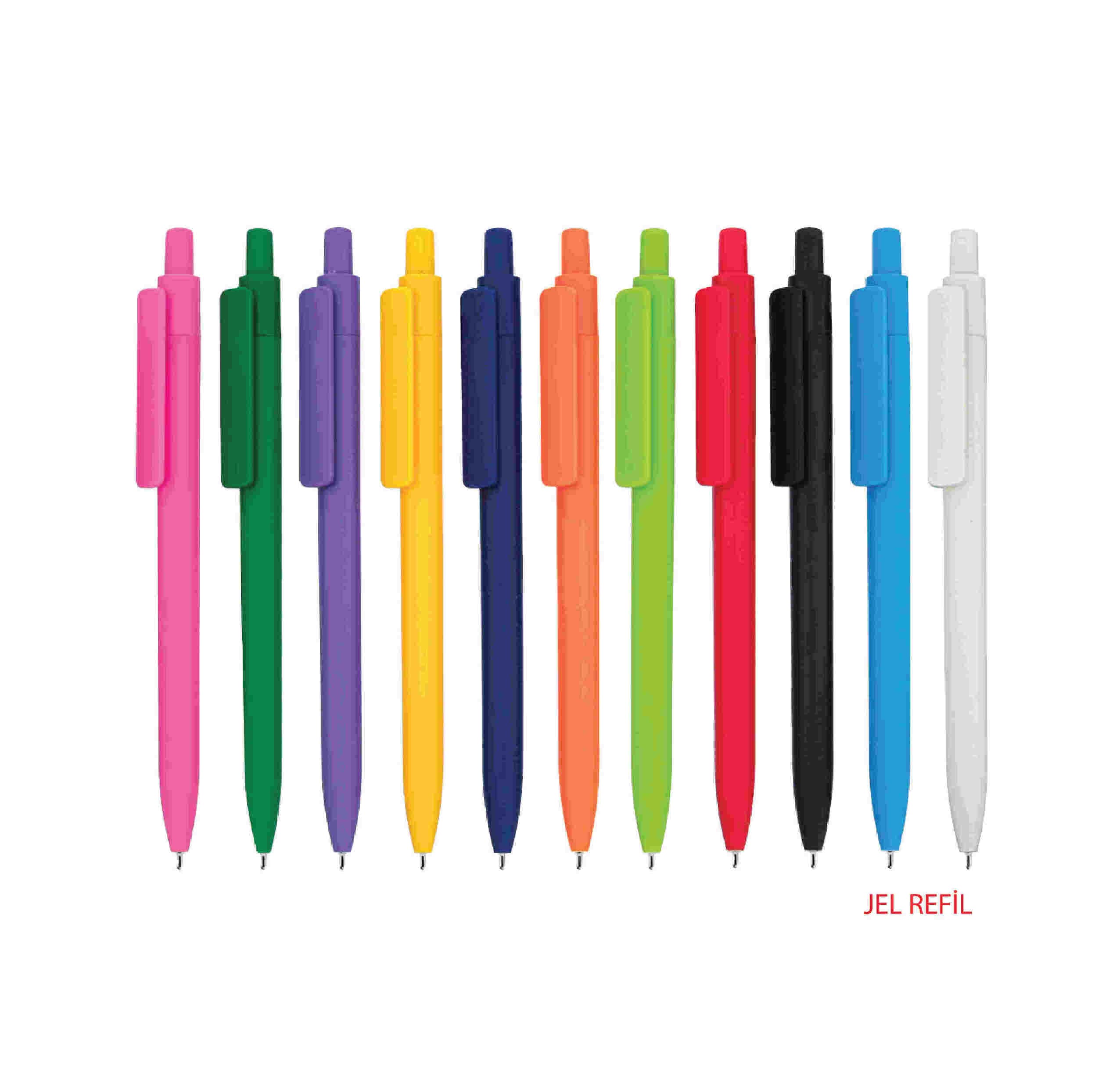 Promosyon Plastik Kalem PLS-365 | Jel Refil Logo Baskılı Kalem