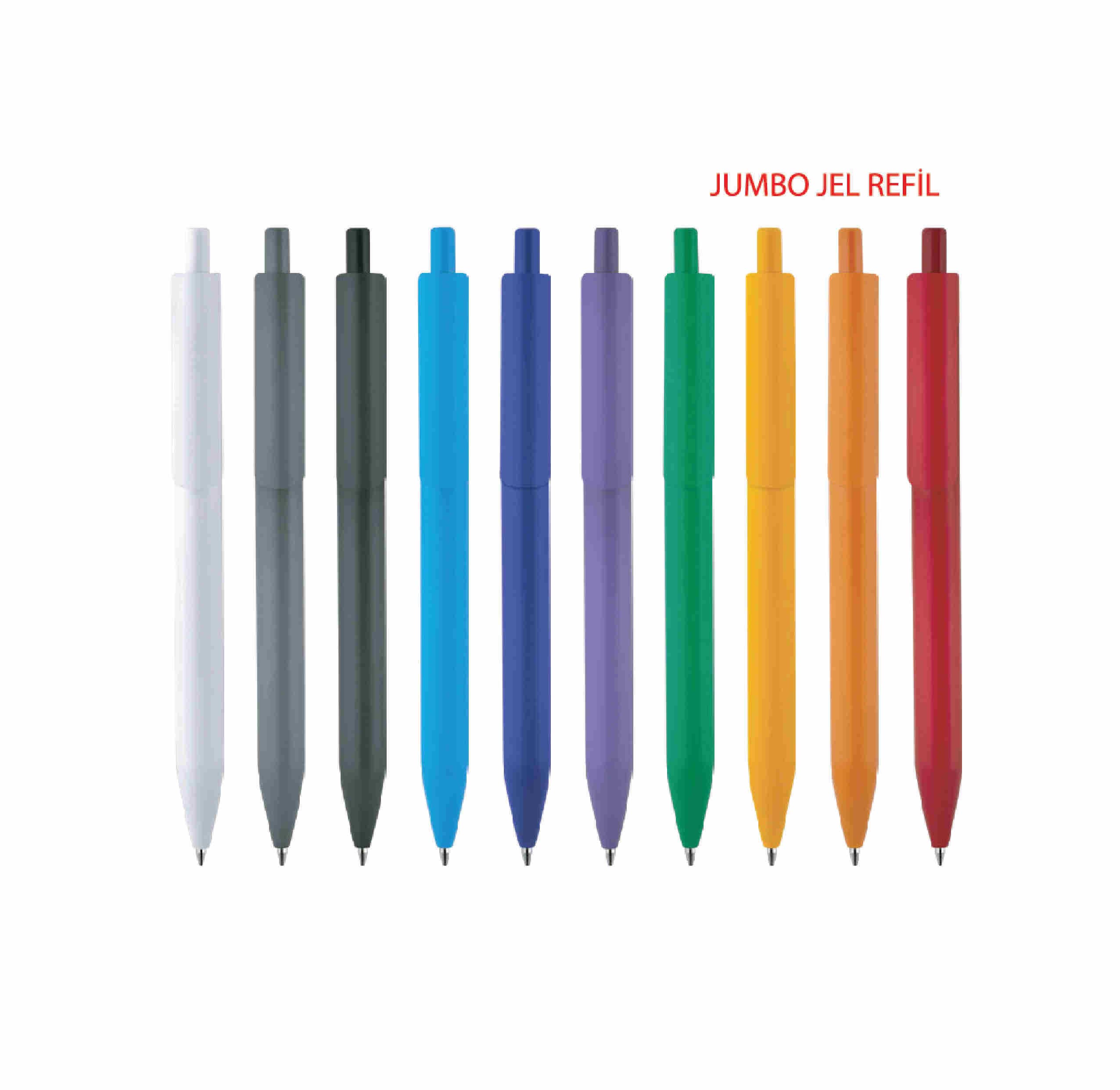 Promosyon Plastik Jel Kalem PLS-470 | Jumbo Jel Refil Logo Baskılı Kalem