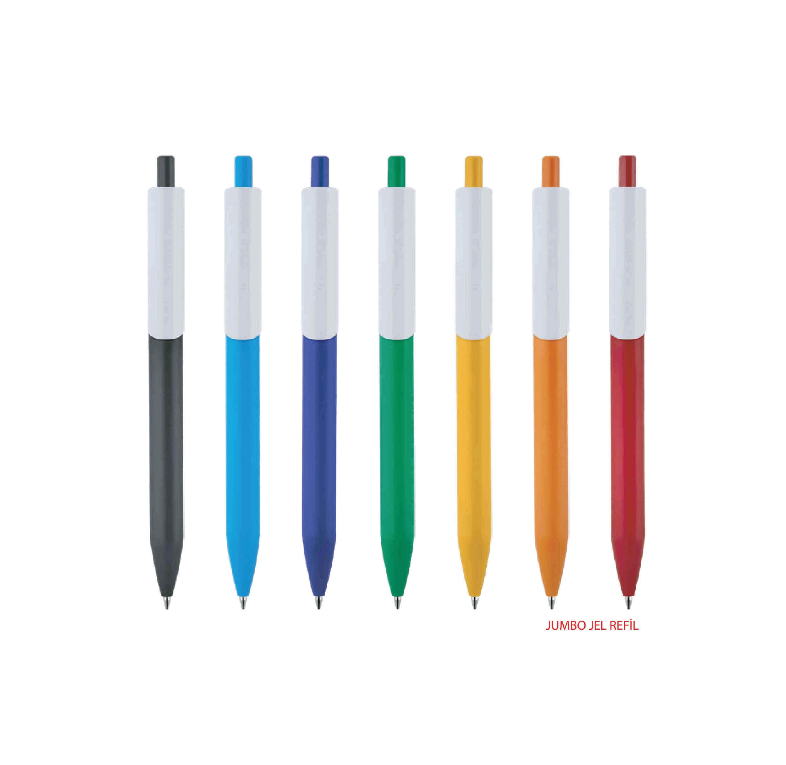 Promosyon Plastik Jel Kalem PLS-480 | Jumbo Jel Refil Logo Baskılı Kalem
