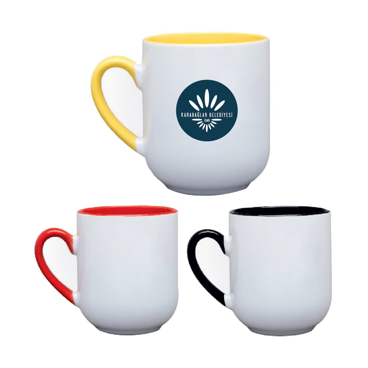 Promosyon Porselen Kupa PK-120 | 280 ml Logo Baskılı Kupa