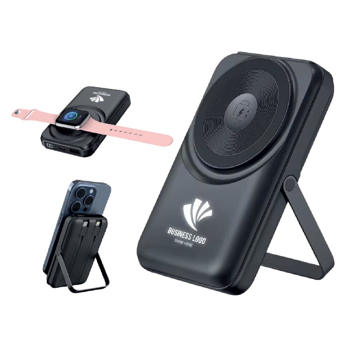 Promosyon Powerbank 10.000 mAh PB-320 | Magsafe & Wireless Şarjlı Premium Powerbank