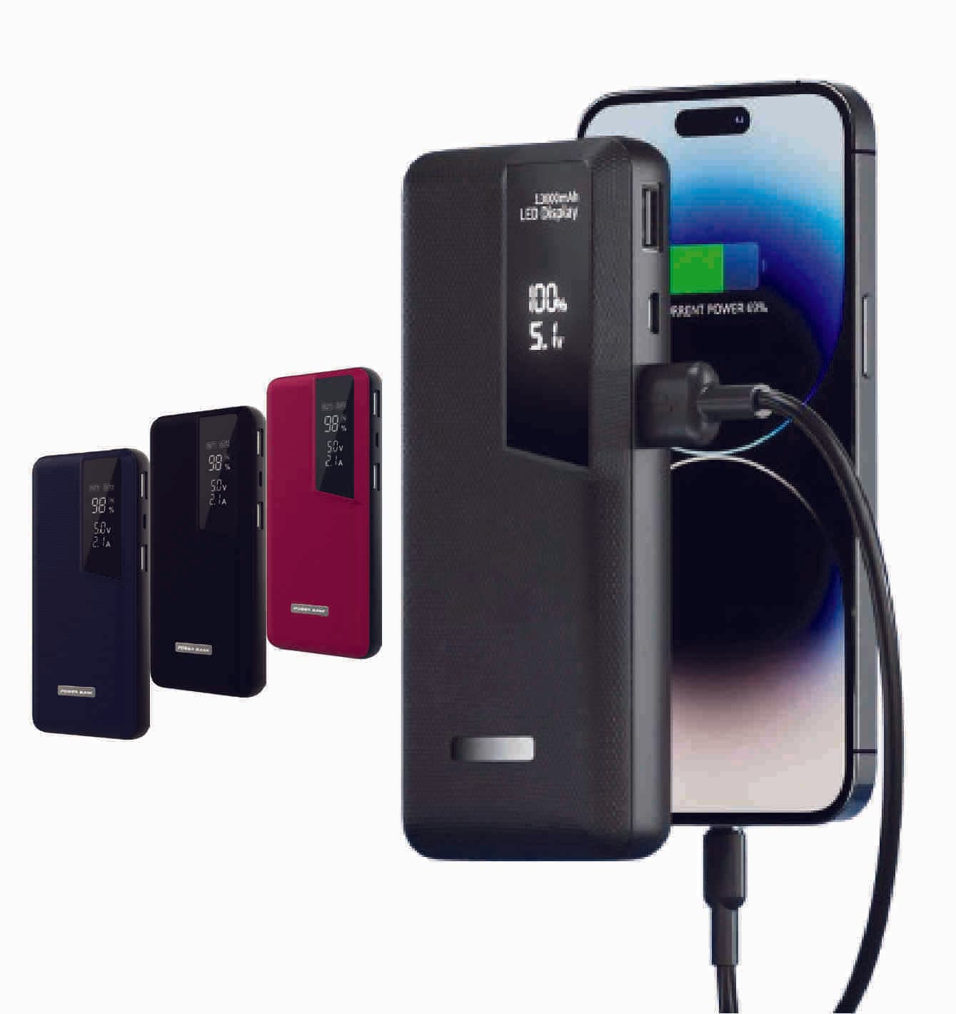 Promosyon Powerbank 13000 mAh PB-110 | Logo Baskılı Powerbank