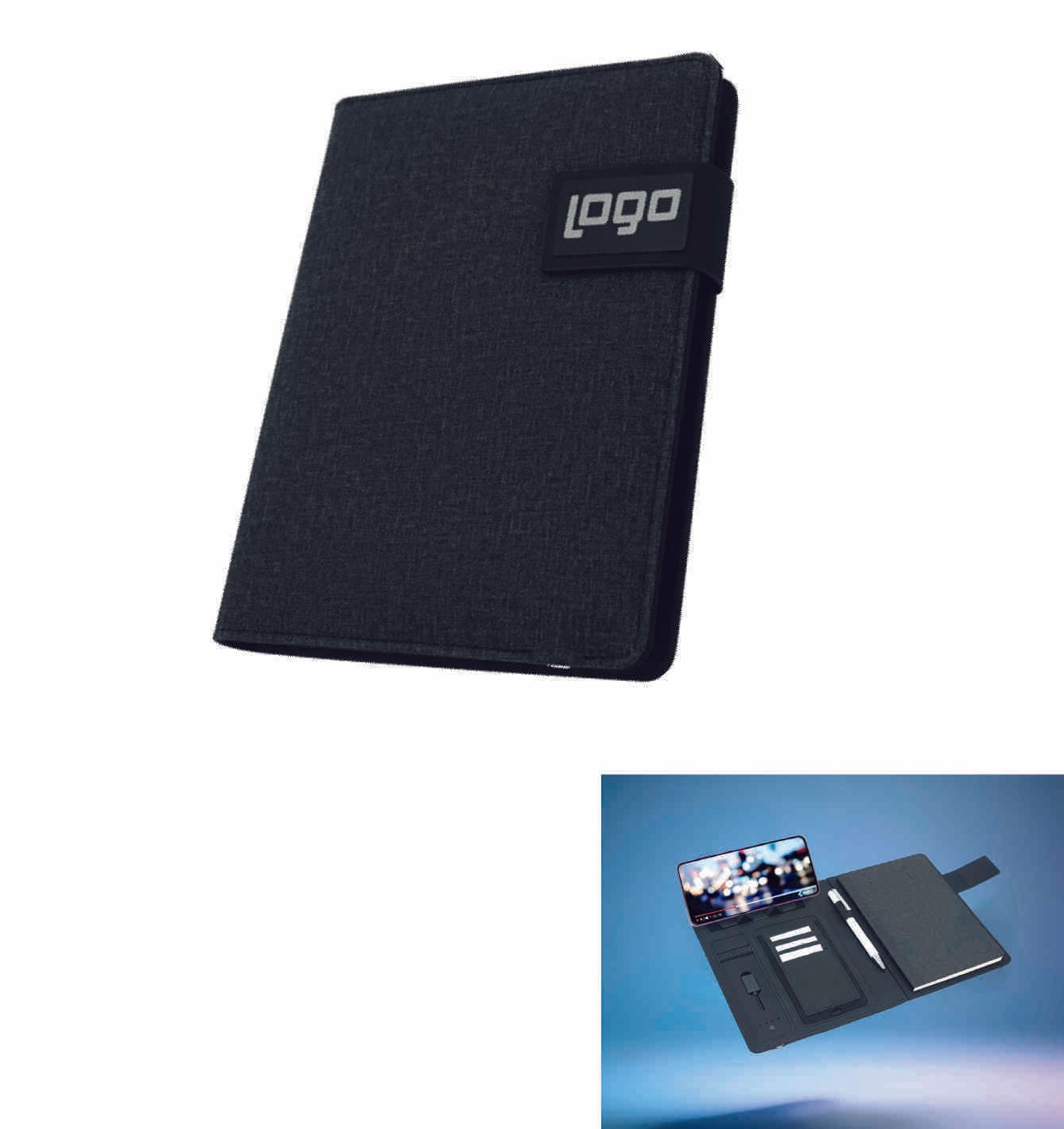 Promosyon Powerbank Organizer PB-370 (6500 mAh) | Logolu Şarjlı Organizer