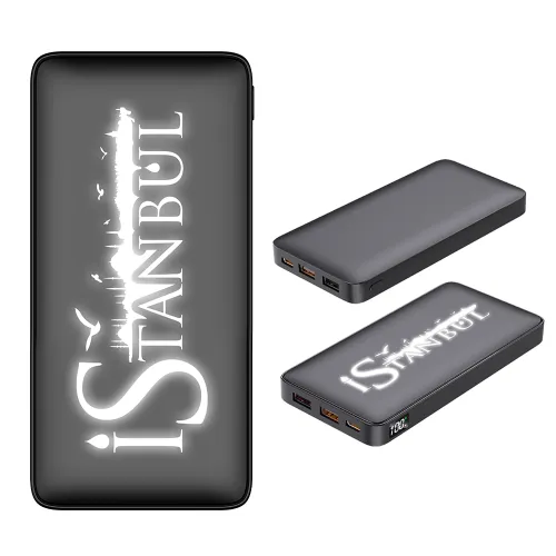 Promosyon Powerbank 10.000 mAh PB-111 | Logo Baskılı Kurumsal Powerbank