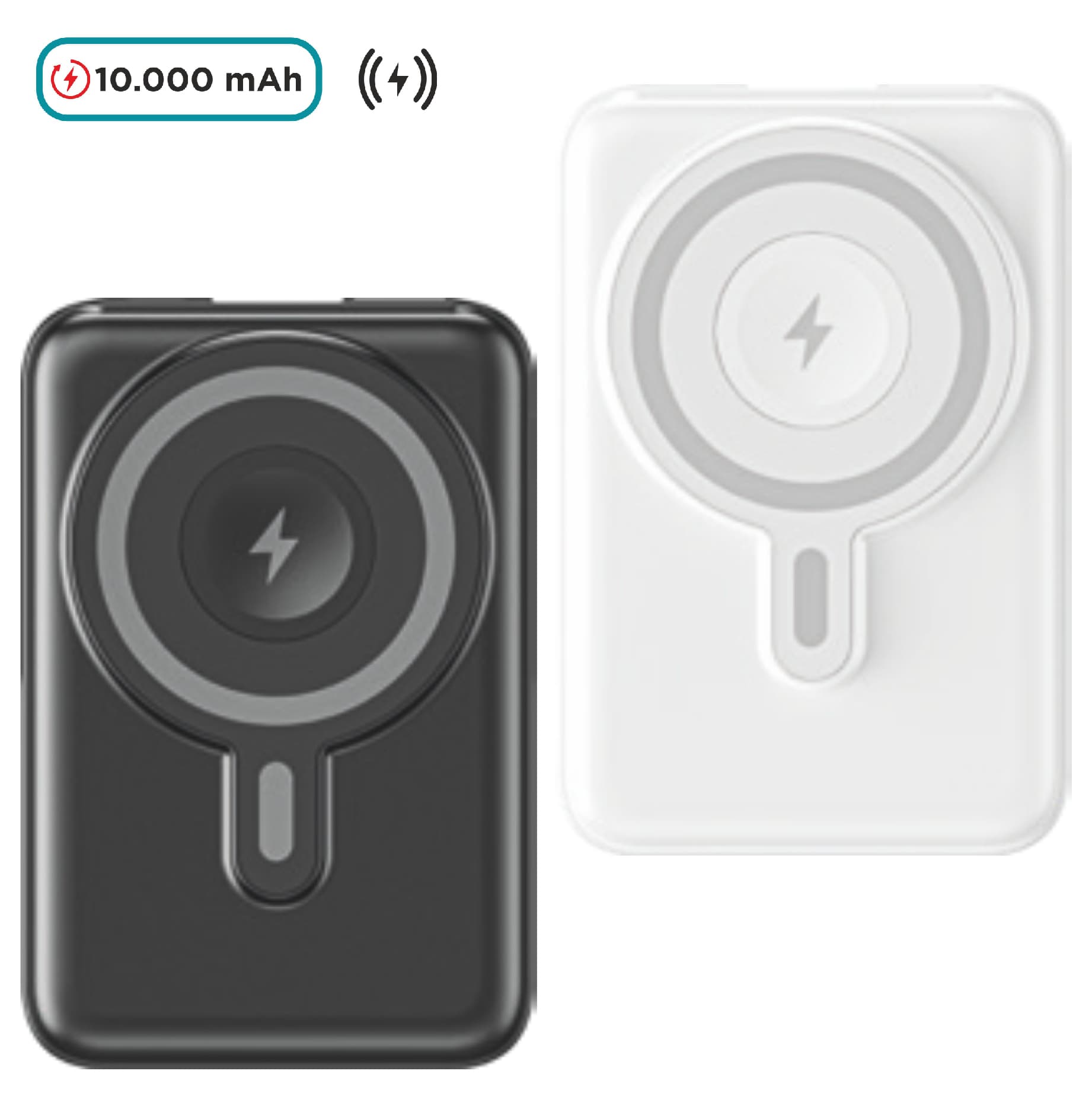 Promosyon Powerbank 10.000 mAh Wireless PB-113 | Logo Baskılı Kablosuz Powerbank