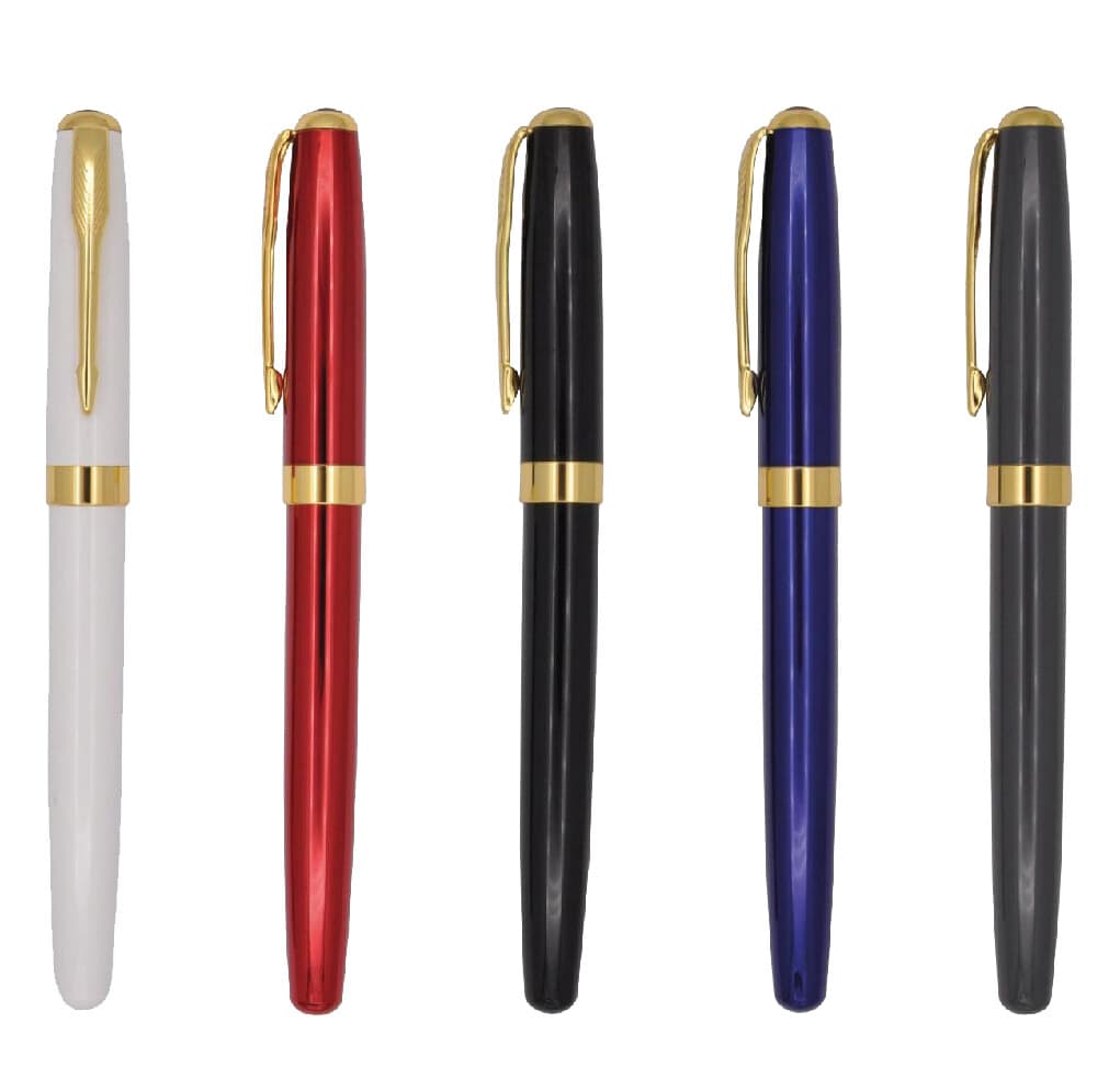 Promosyon Roller Kalem RK-170 | Gold Detaylı Şık Lazer Baskılı Kalem