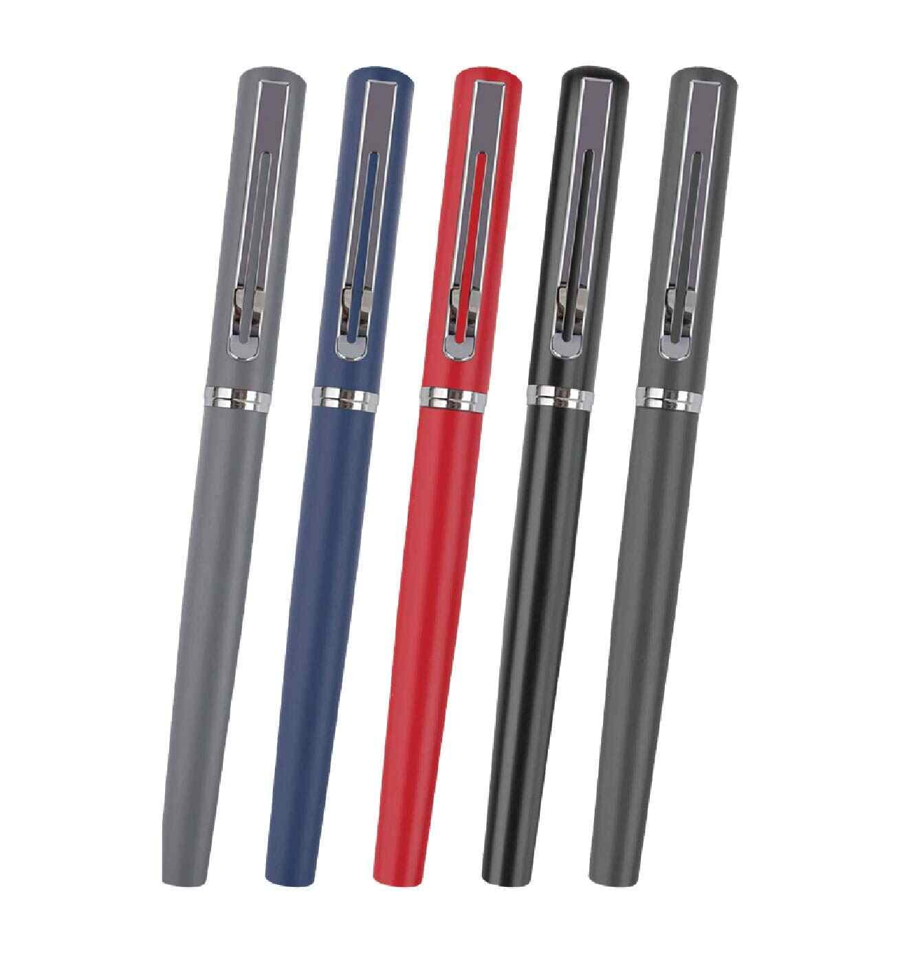 Promosyon Roller Kalem RK-280 | Metal Gövde Mavi Mürekkepli Şık Tasarım