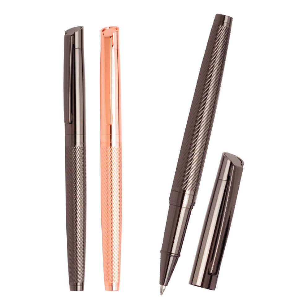 Promosyon Roller Kalem RK-370 | Metal Gövde VIP Mavi Mürekkepli