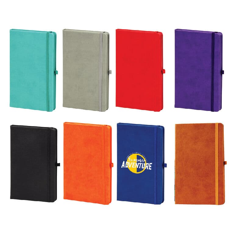 Promosyon Tarihsiz Defter TD-240 | Kenar Boyalı, Termo Deri Kapak Logo Baskılı Defter