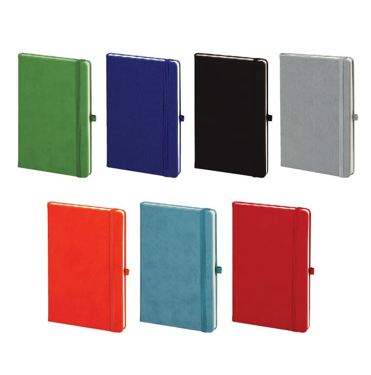 Promosyon Tarihsiz Defter TD-250 | Kareli Sayfa, Termo Deri Kapak Logo Baskılı Defter