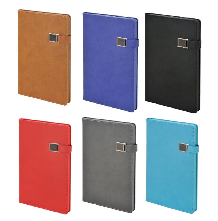 Promosyon Tarihsiz Defter TD-400 | Manyetik Kilitli, Kenar Boyalı Premium Defter
