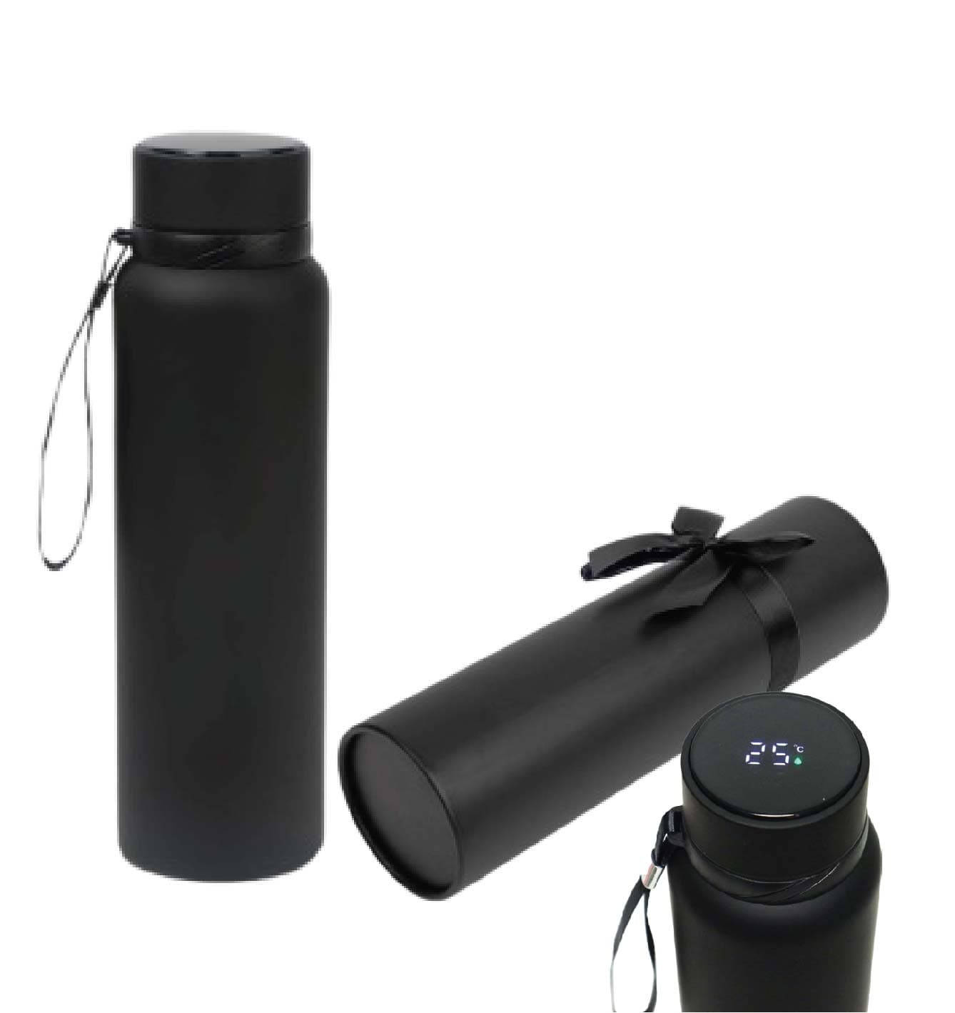 Promosyon Termos 1000 ml TK-200 | Dijital Isı Göstergeli Hediye Kutulu Termos