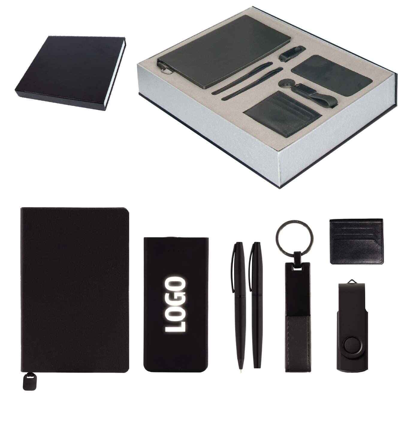 Promosyon VIP Set VIP-130 | Defter, Powerbank, Cüzdan ve USB Seti