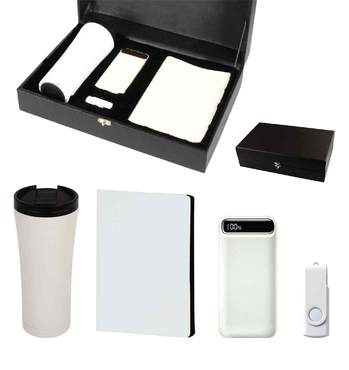 Promosyon VIP Set VIP-180 | Termos, Defter, Powerbank ve USB’li Kurumsal Hediye Seti