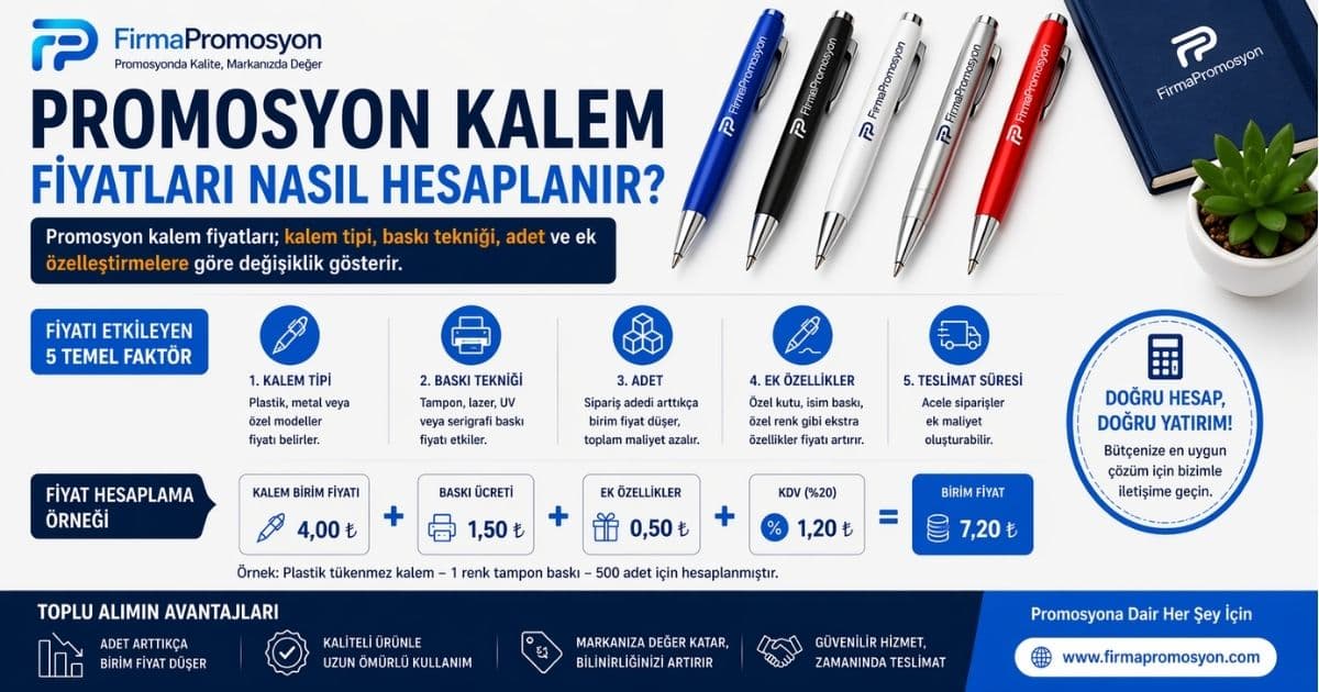 Promosyon Kalem Fiyatları Nasıl Hesaplanır?