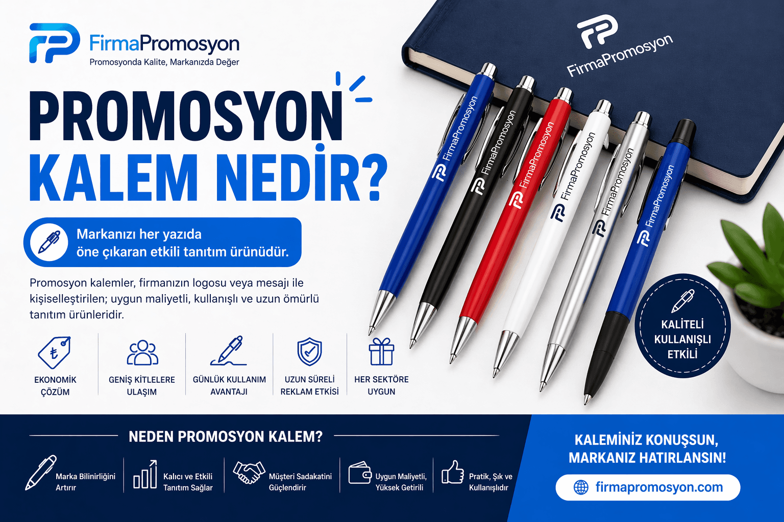 Promosyon Kalem Nedir? Firmalar Neden Tercih Eder?