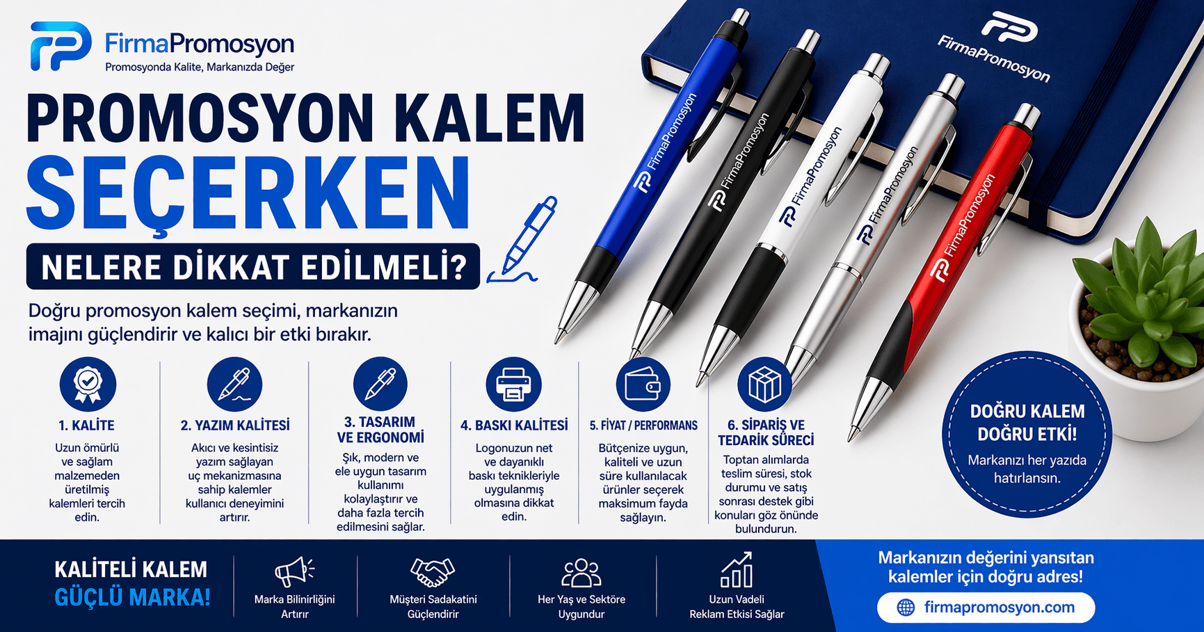 Promosyon Kalem Seçerken Nelere Dikkat Edilmeli?