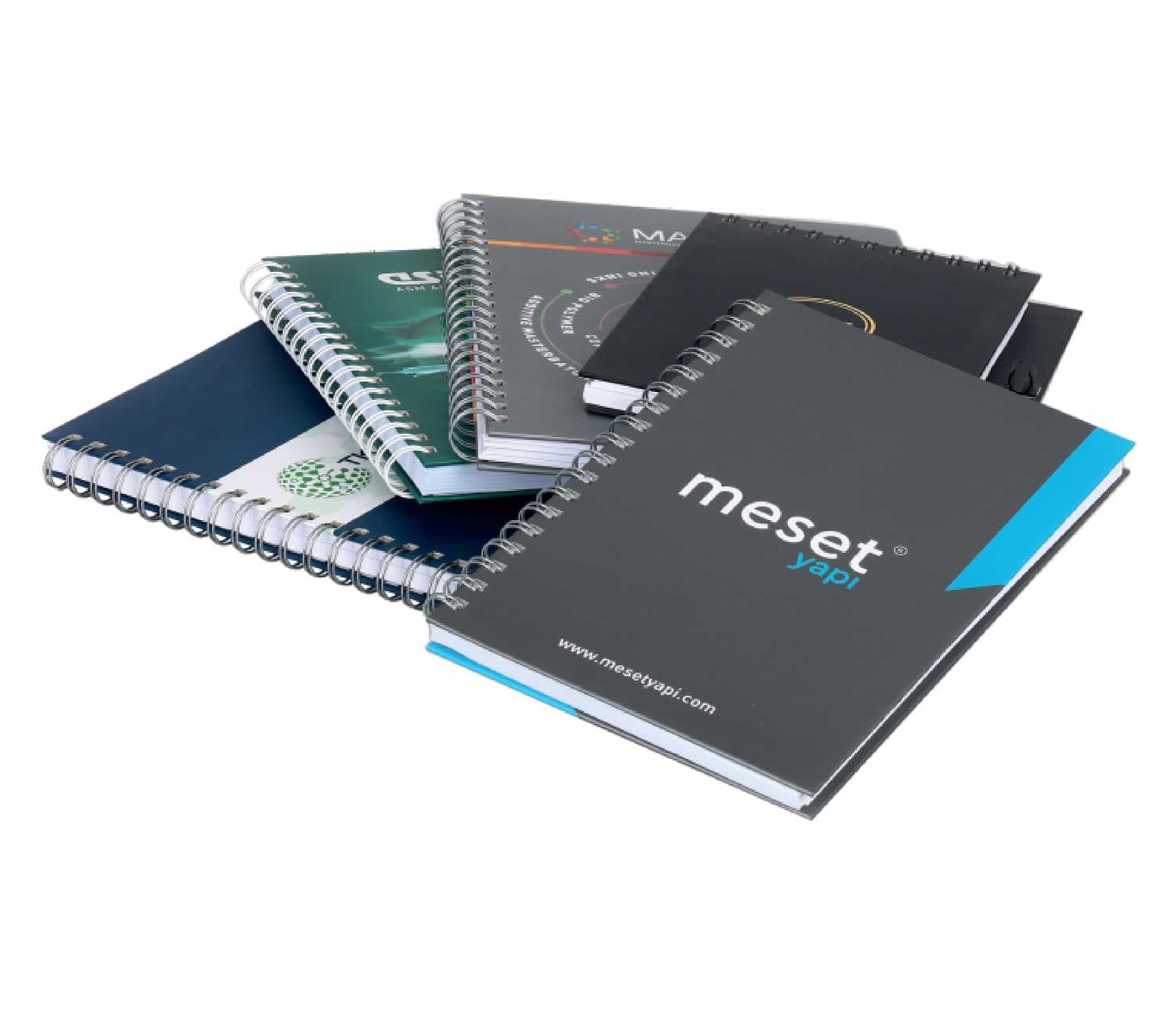 Promosyon 100 Yaprak Taslama Kapak Defter 15 x 21 cm MTB-190 | Logo Baskılı Promosyon Defter