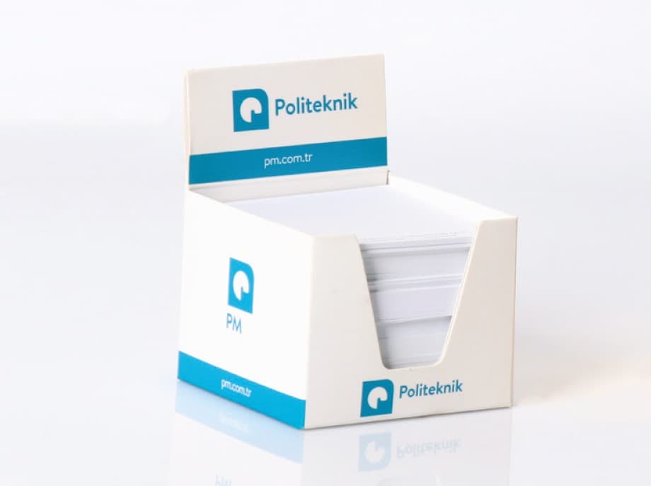 Promosyon 750 Yapraklı Küp Bloknot MTB-130 | Logo Baskılı Küp Notluk