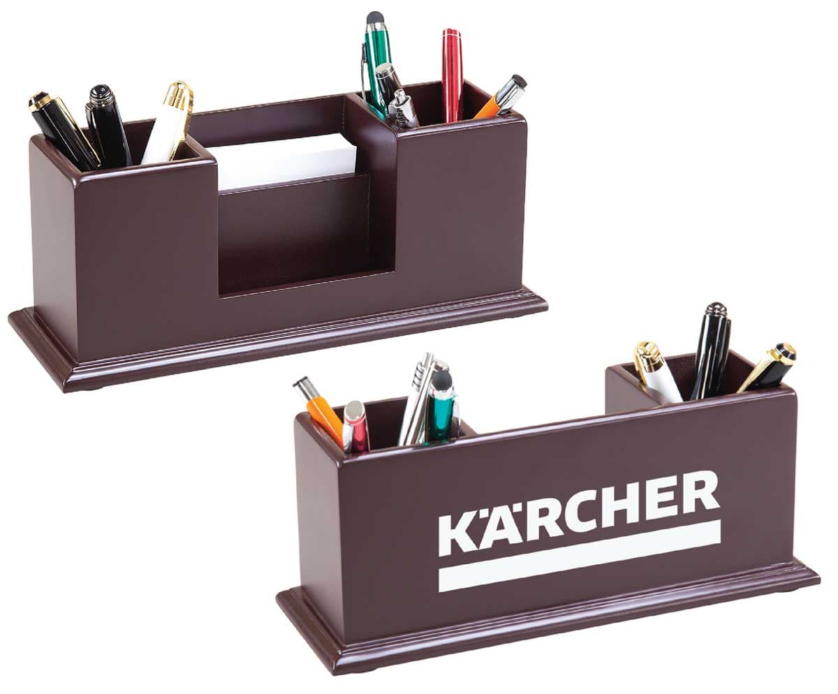 Promosyon Ahşap Masa Seti AH-120 | Logolu Masa Üstü Ofis Seti