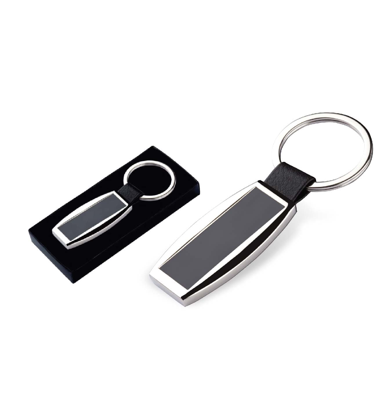 Promosyon Metal Anahtarlık AN-400 | Deri Detaylı Premium Anahtarlık