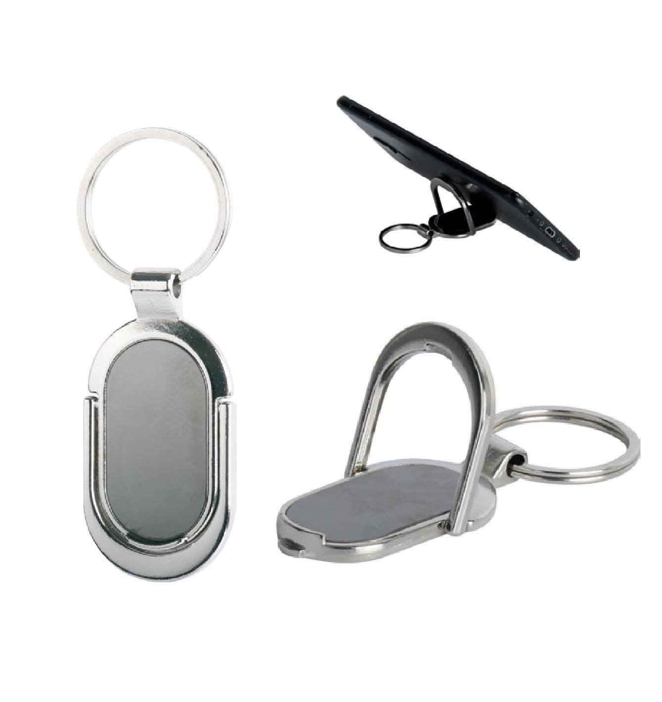 Promosyon Anahtarlık AN-420 | Telefon Standlı Lazer Baskılı Anahtarlık