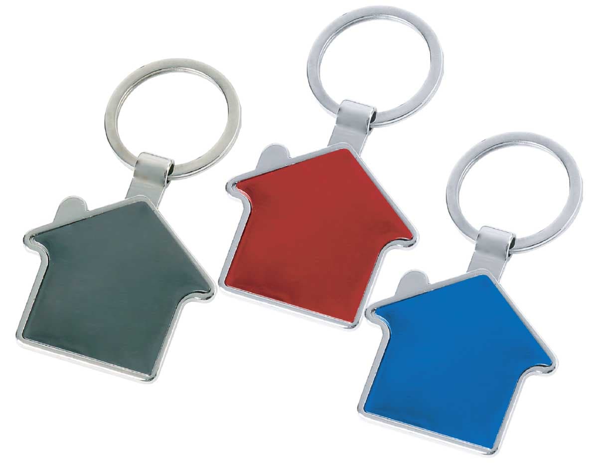 Promosyon Anahtarlık AN-440 | Ev Şeklinde Lazer Baskılı Anahtarlık