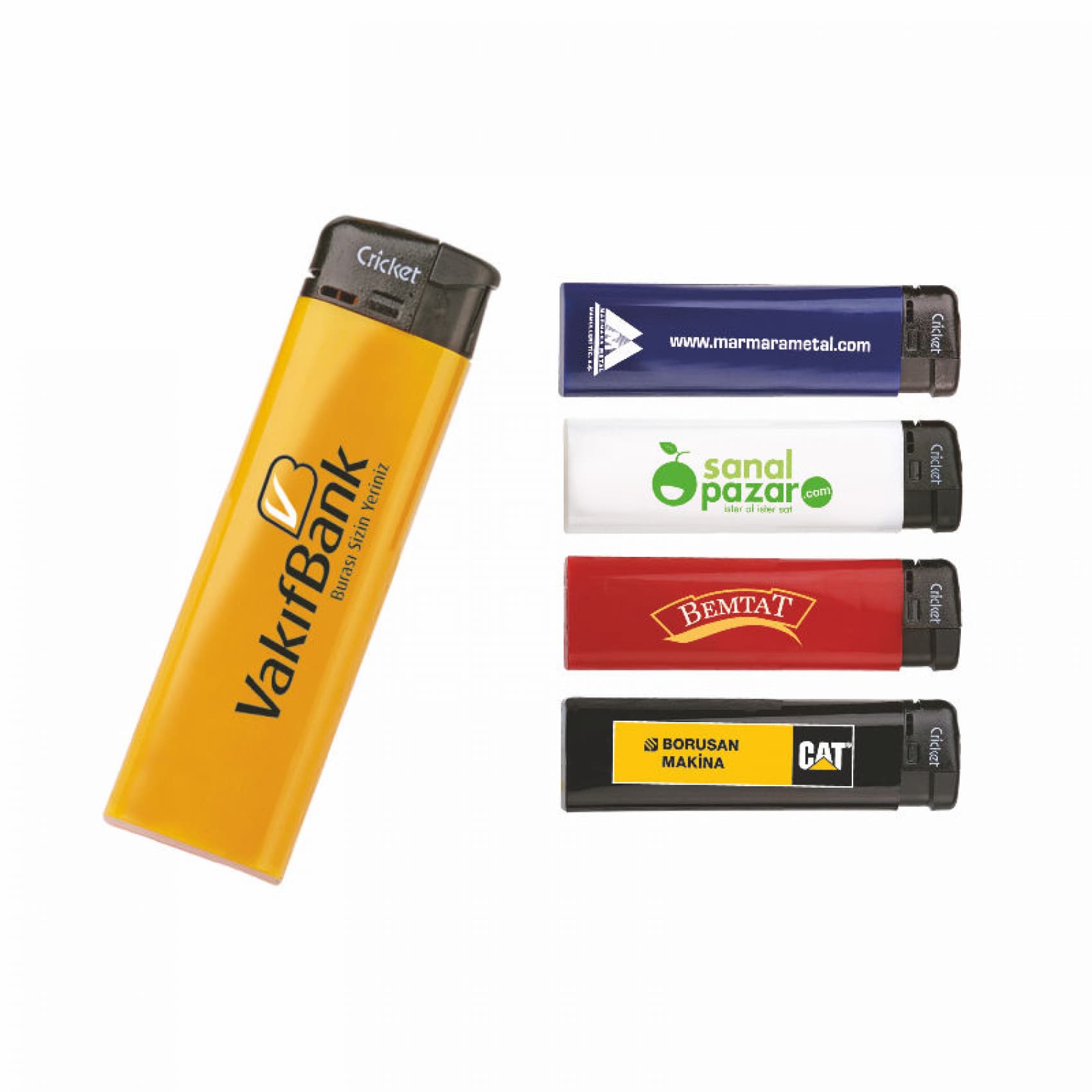 Promosyon Cricket Manyetolu Sibopsuz Çakmak (7.8 x 2.2) ÇM-150