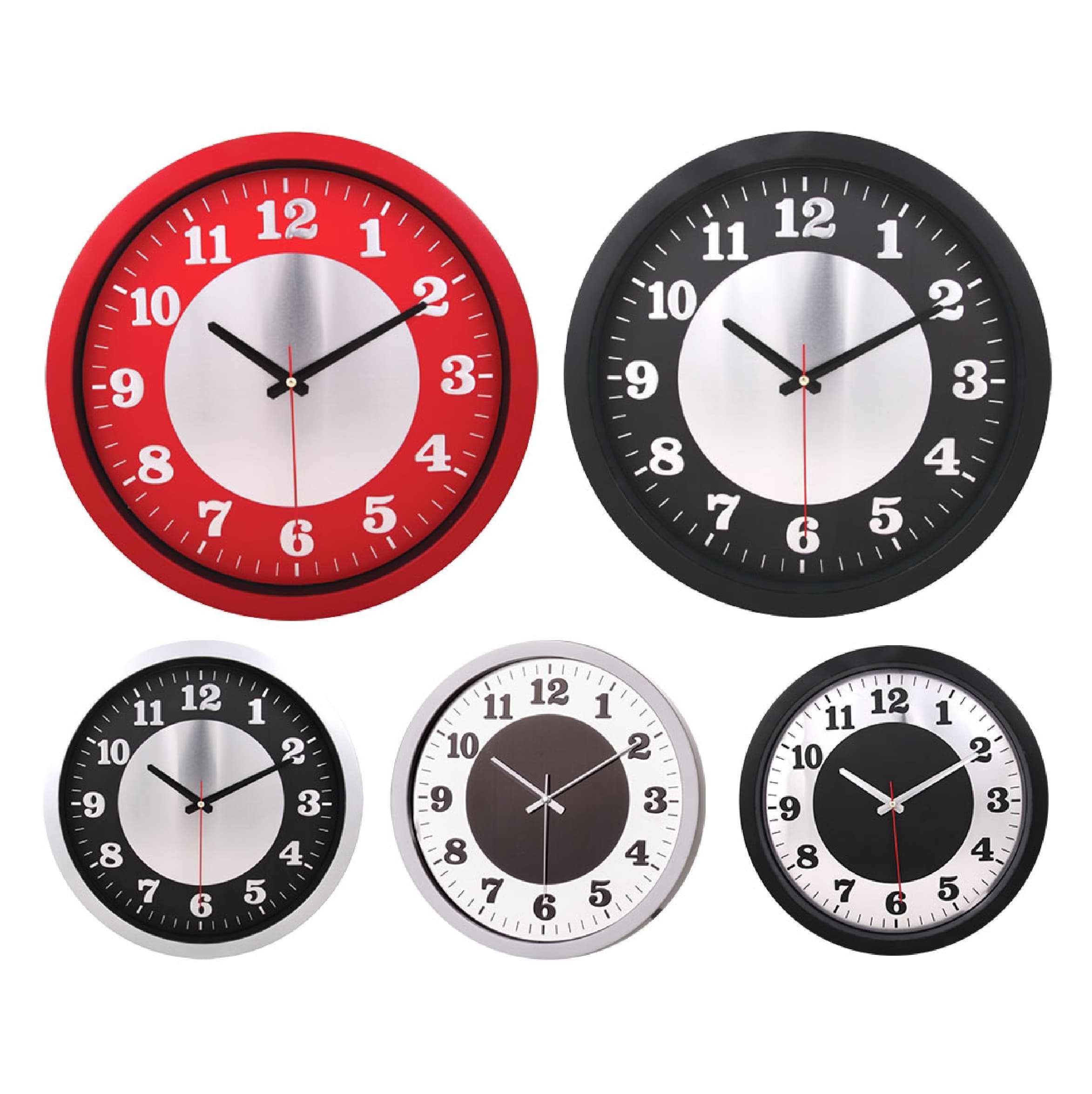 Promosyon Duvar Saati 35 cm Plastik Kasa DS-150 | Logo Baskılı Kurumsal Duvar Saati