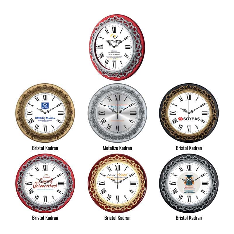 Promosyon Duvar Saati 35 cm Plastik Kasa DS-160 | Logo Baskılı Kurumsal Duvar Saati