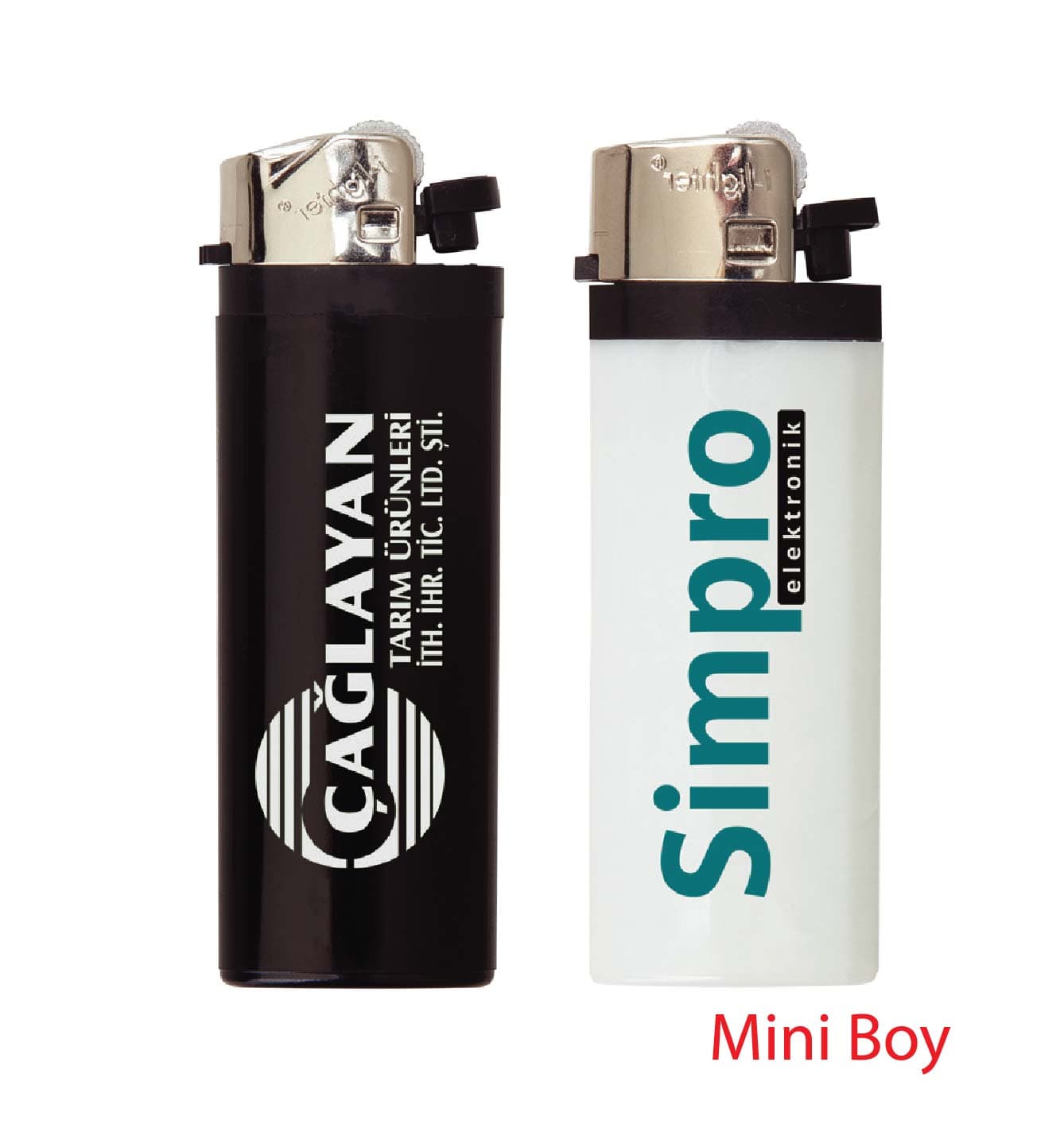 Promosyon Taşlı Siboplu Çakmak CM-400 | Mini Boy Logo Baskılı Promosyon Çakmak