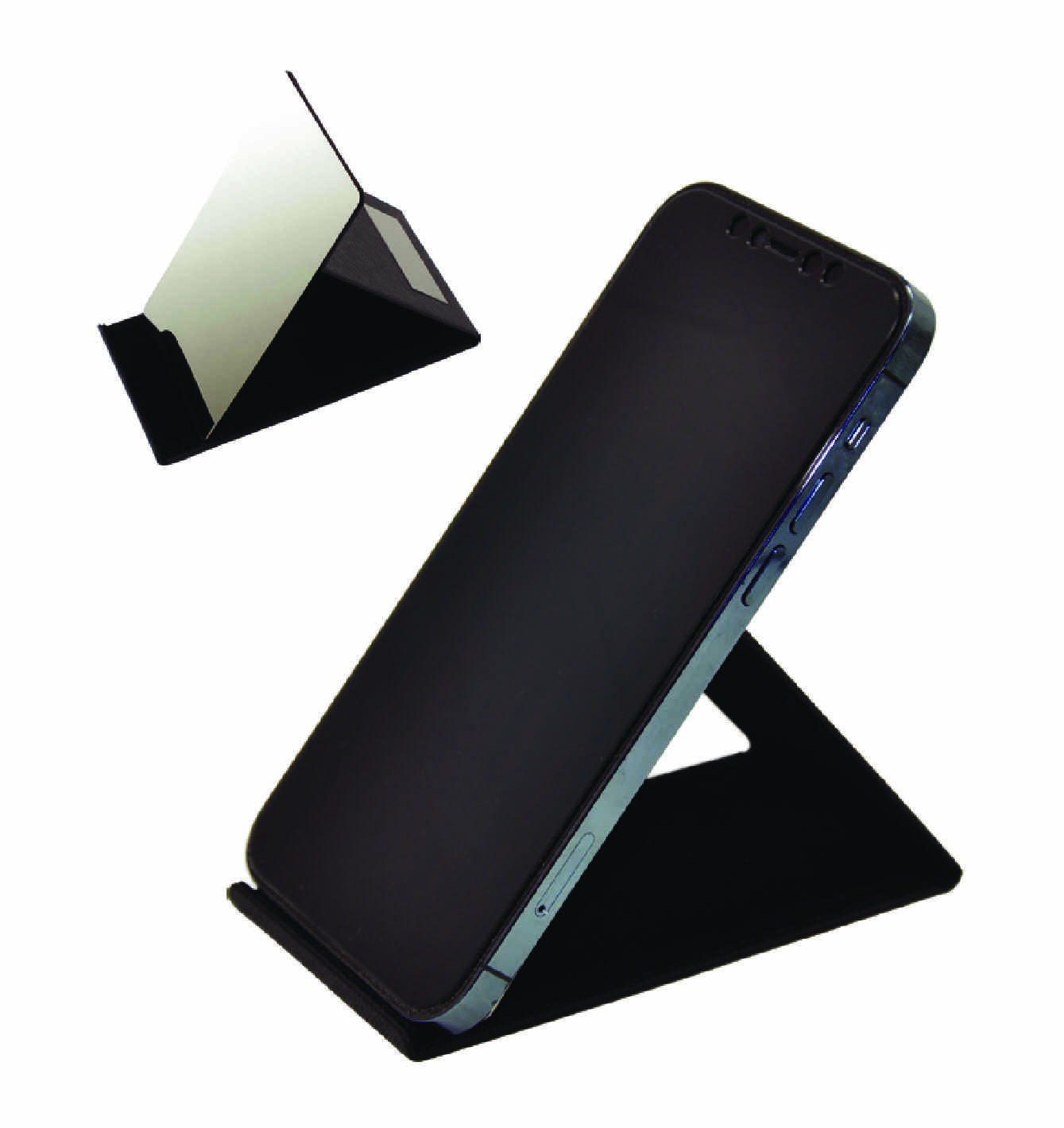 Promosyon Ayaklı Aynalı Telefon Standı TT-530 | Katlanabilir Masaüstü Aynalı Telefon Tutucu
