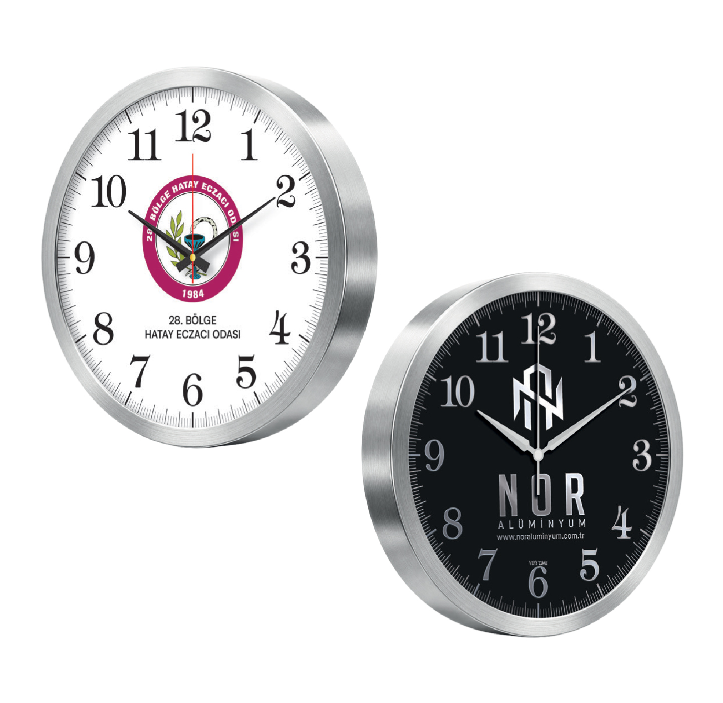 Promosyon Duvar Saati DS-140 | 25 cm Logo Baskılı Kurumsal Duvar Saati
