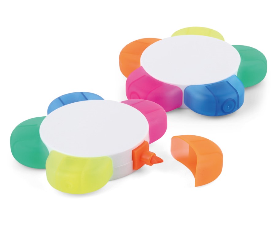 Promosyon Fosforlu Kalem FK-550 | 5’li Renkli Fosforlu Kalem Seti